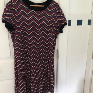 Zara Textured Polka dot Dress